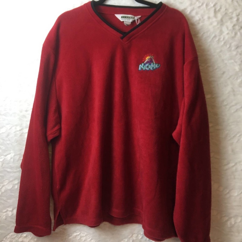 Nwot Turfer Sport Fleece Pullover Xl B33 - Gem